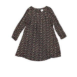 The Nines‎ by Hatch Black Multi Floral Swingy Mini Maternity Dress Size 2XL
